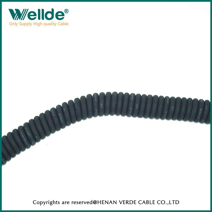 Spring Wire PVC Insulated Spiral Coil Cable