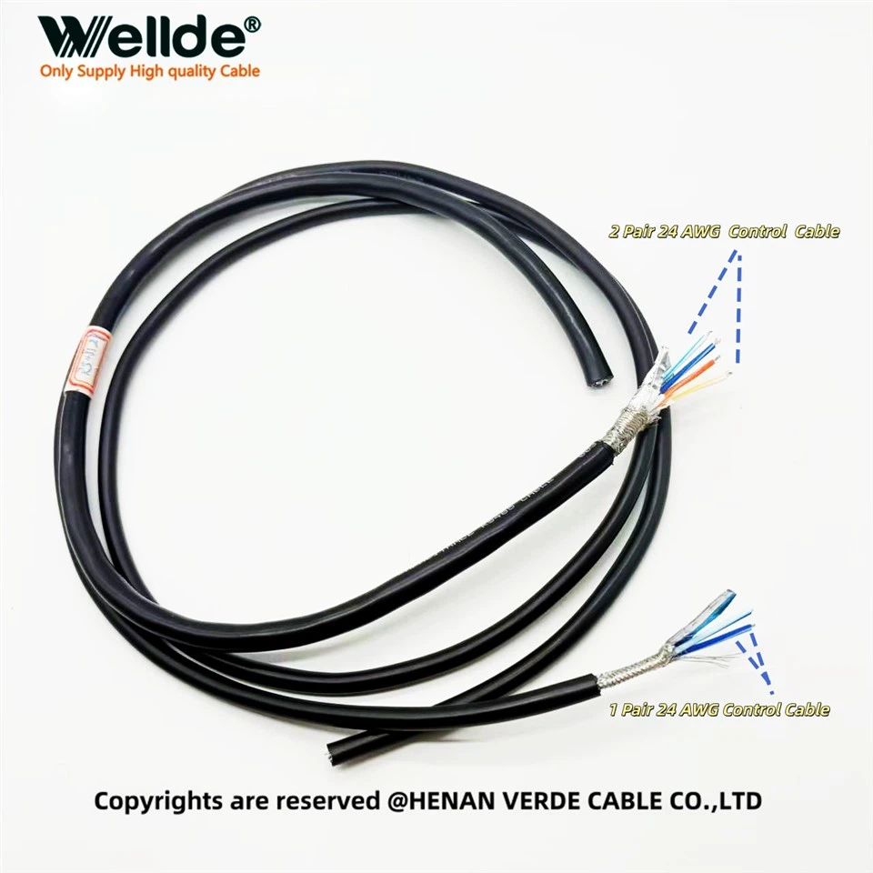 1 par 0,2 mm RS485 skjermet kabel