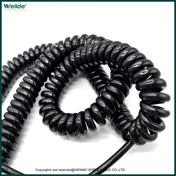 Kveilet kabel 5 kjerner 1,5 mm